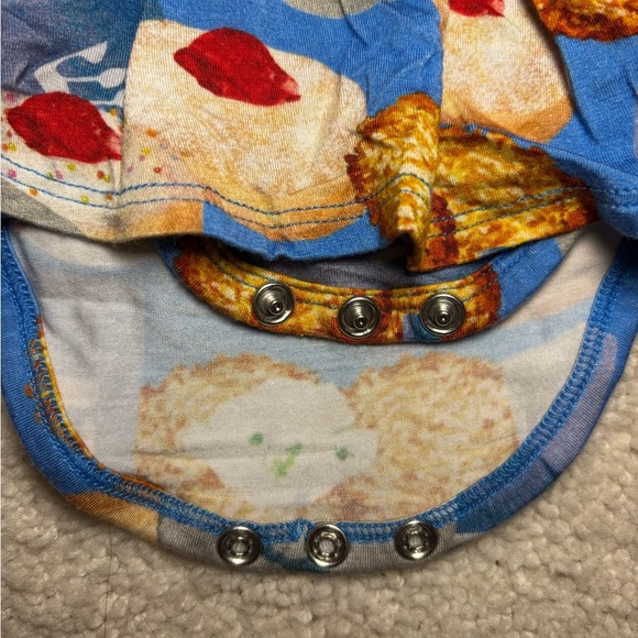 Posh Peanut Hanukkah long sleeve twirl bodysuit Dress - size 6-12m - Picture 2 of 6